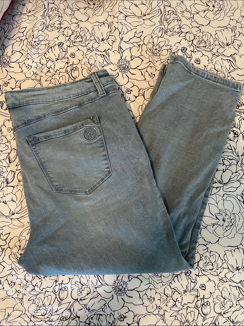 Laurie Felt Silky Denim Skinny Cropped Jeans